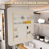 Mshliw 35" x 28" Aluminium Medicine Cabinet Mirror, Defogger, Cosmetic Storage & Hair Dryer Holder - 3 of 4