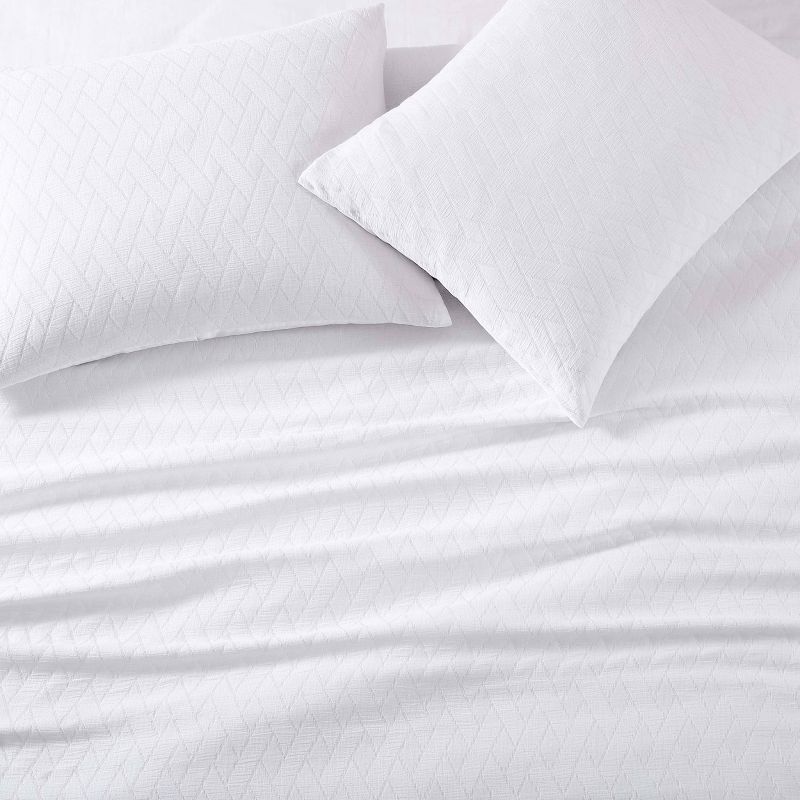 3pc Full/Queen Wicker Solid White Duvet Set - Tommy Bahama, 2 of 10