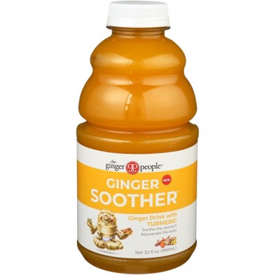 Ginger People Bev Ginger Turmeric Soother - Pack Of 12 - 32 Oz : Target