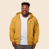 Dalix Astronaut Embroidered Hoodie Fleece Sweatshirt Zip Front Mens - 3 of 4