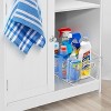 Sorbus 2 Pack Medium Clear Plastic Storage Bins with Handle - Organization and Storage for Laundry Room, Closet, Under Sink, Bathroom and more - 2 of 4