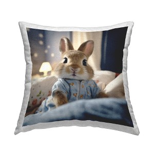 Stupell Industries Baby Bunny in Pajamas - 1 of 3