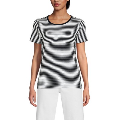 Lands' End Women's Cotton Rib T-shirt