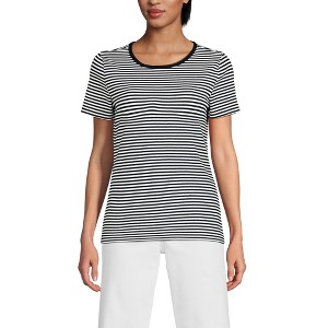 Lands' End Women's Cotton Rib T-shirt - 1 of 4