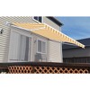 ALEKO 16 X 10 feet Motorized Retractable Patio Awning White Frame 16'x10' - 3 of 4