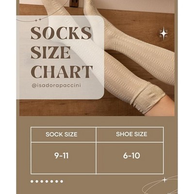 Tipi Toe Womens 3 Pairs Winter Warm Cushioned Solid Colors Pattern Knee High With Buttons Cotton-Blend Boot Socks - image 2