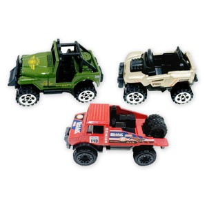 3pk Race Cars Bronze/Red/Green - 1 of 2