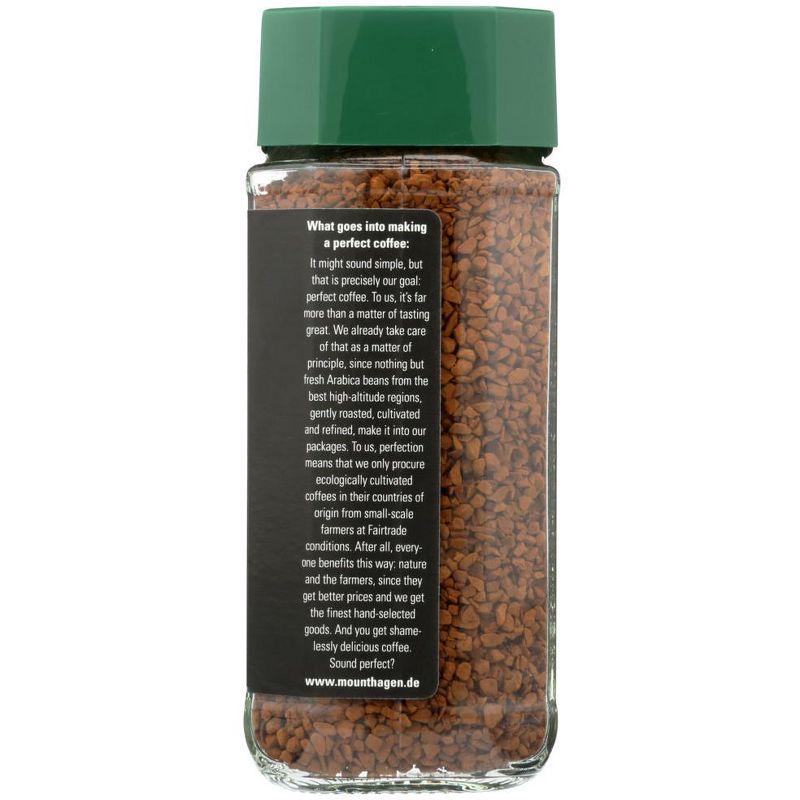 Mount Hagen Organic Fairtrade Instant Decaffeinated Coffee - Case of 6/3.53 oz Jars, 4 of 6