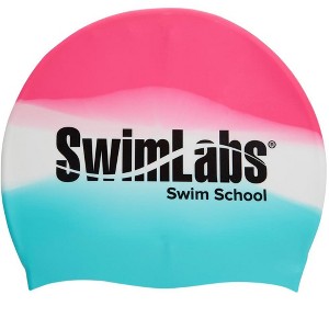 Sporti SwimLabs Multi Color Silicone Swim Cap - 1 of 4