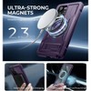 Dexnor Magnetic Case for Samsung Galaxy S24 Ultra Case, 2 Front Frames & Built-in Screen Protector, with Kickstand - 3 of 3