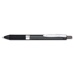 Pentel Oh! Gel Retractable Roller Pen .7mm Black Barrel/Ink Dozen K497A - 1 of 3