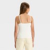 Girls' Pointelle Strappy Cami - art class™ - 2 of 3