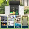 Infurnic Deck Boxes, Extra-Large Deck Box with Lockable Storage, Waterproof Outdoor Storage Box for Patio, Garden, Pool, White, 51.1"*29.1"*43.3" - 3 of 4