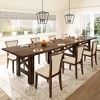 Wood Dining Table for 6-8 People, 70.87" Long Kitchen Table with Sturdy Legs, Farmhouse Rectangular Dinner Table for Dining Room, Living Room - 4 of 4