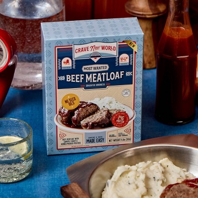 Crave New World Frozen Grass Fed Beef Meatloaf - 11oz