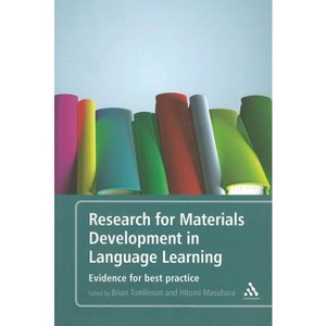 Research for Materials Development in Language Learning - by  Brian Tomlinson & Hitomi Masuhara (Paperback) - 1 of 1