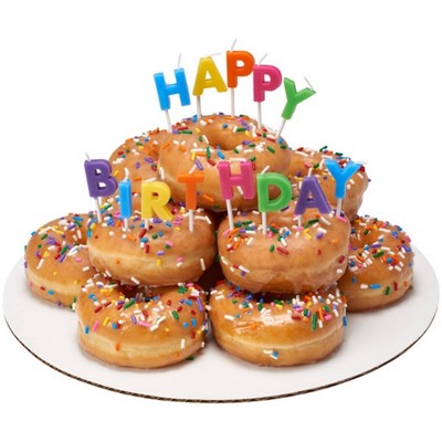 Bakery Crafts Happy Birthday Letters 1" Candles - 13ct