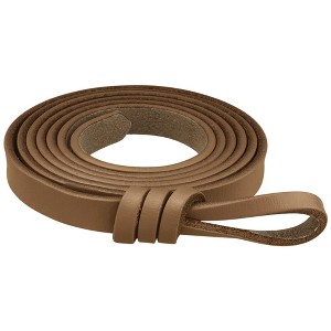 Elerevyo Women's Faux Leather Skinny Belt for Dress Adjustable Knotted Thin Waist Belts - 1 of 4