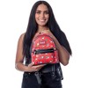 Peanuts Mini Backpack Character Charlie Brown Linus Lucy Sally Marcie All-Over Tossed Print Travel Tote Purse - 2 of 4