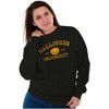 Halloween University Jack O Lantern Sweatshirt for Men or Women Brisco Brands - 4 of 4