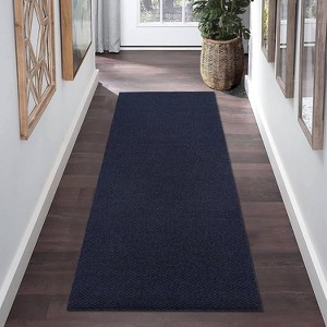 10'× 13' Washable Large Area Rug, Non-Slip, Low Pile, Modern Solid Grey, Stain Resistant Carpet for Living Room, Bedroom, Home Office - 1 of 4