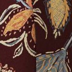Magdalena Floral Maroon