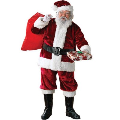 Rubies Costumes Men's Crimson Regency Plush Santa Suit