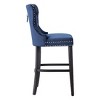 WestinTrends 29" Tufted Velvet Counter Stool - 4 of 4