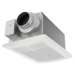 Panasonic WhisperWarm Ceiling Mount Bathroom Exhaust Fan with Heater, 50-80-110 CFM, FV-0511VH1 - 1 of 4