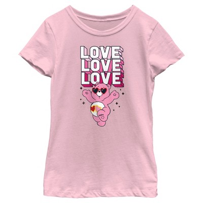 Men's Care Bears Valentine's Day Love-a-lot Bear Cupid T-shirt