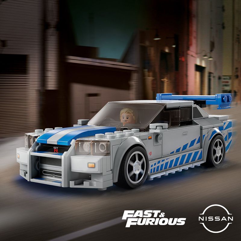 LEGO Speed Champions 2 Fast 2 Furious Nissan Skyline GT-R (R34) 76917, 3 of 8