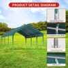 Heavy Duty Carport Canopy Portable Garage Waterproof & UV Protected Party Tent Outdoor Vehicle Storage Shelter for Car, Truck - 3 of 4