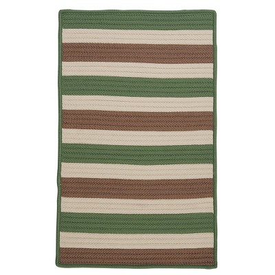 Colonial Mills Stripe It - Moss-stone sample swatch Rug