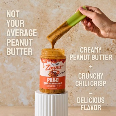 A-Sha Foods USA Zimm's Peanut Butter Chili Crisp Mild - 16oz