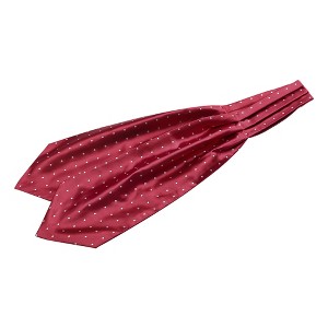 Allegra K Men's Polka Dots Adjustable Self-Tied Cravat Tie One Size - 1 of 4