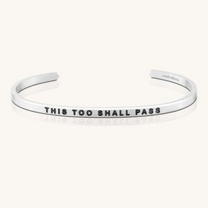 Mantra Jewelry - This Too Shall Pass bracelet - 1 of 4
