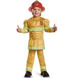 Disguise Fireman Muscle Toddler Costume