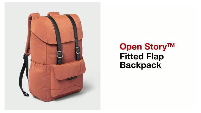 Fitted Flap Backpack - Open Story™, 2 of 9, play video