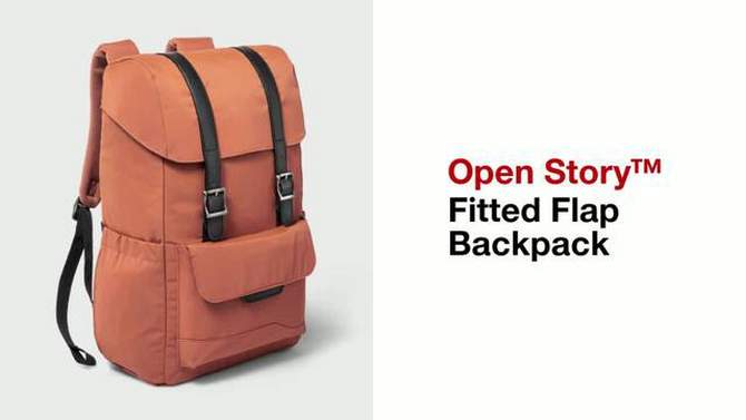 Fitted Flap Backpack - Open Story™, 2 of 9, play video
