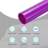 Unique Bargains High Impact Water Plumb Cable Sleeve PVC Rigid Round Pipes 20" Length - 3 of 4