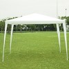 Costway 10'x10' Outdoor Heavy duty Pavilion Cater Events Outdoor Party Wedding Tent White - 3 of 4