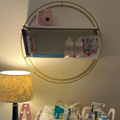 Kids Round Shelf With Gold Wire Pillowfort Target