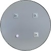 Chloe Lighting Reflection Black Finish Round Framed Wall Mirror 30 Inch Height - 2 of 4