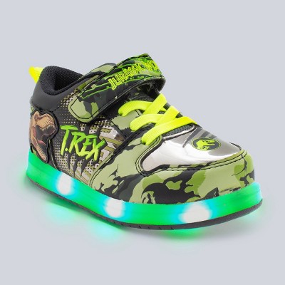 yellow light up shoes