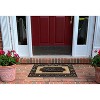 A1HC Natural Coir and Rubber Large Welcome Doormat, 18"x30", Easy to Clean Front Door Entry Doormat - 2 of 4