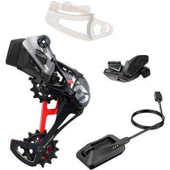 SRAM X01 Eagle AXS Upgrade Kit - Rear Derailleur for 52t Max, Battery, Eagle AXS Rocker Paddle Controller with Clamp,