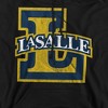 La Salle University Official Distressed Primary Logo Adult Pull-Over Hoodie - 2 of 4