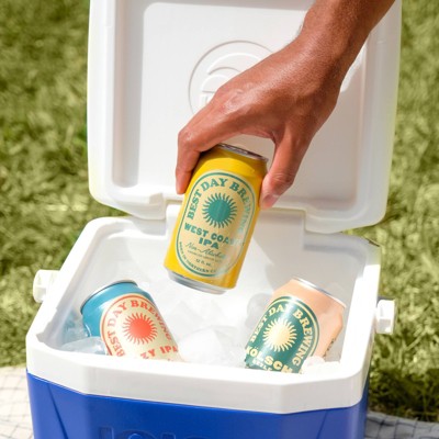 Best Day West Coast IPA Non-Alcoholic Beer - 6pk/12 fl oz Cans