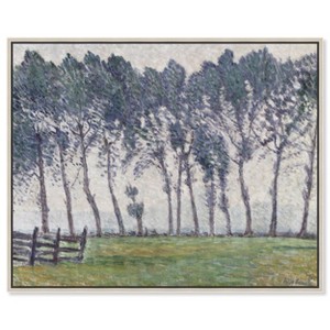 Art Remedy Rainy Weather at Hampton Court by Alfred William Finch Classic Landscape and Portrait Wall Art Framed - 1 of 4
