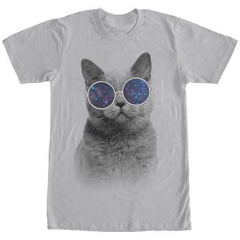 Men's Lost Gods Galaxy Goggles Cat T-Shirt